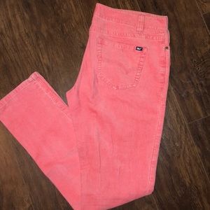 Vineyard Vines 5-Pocket Cords, Pink, Size 6